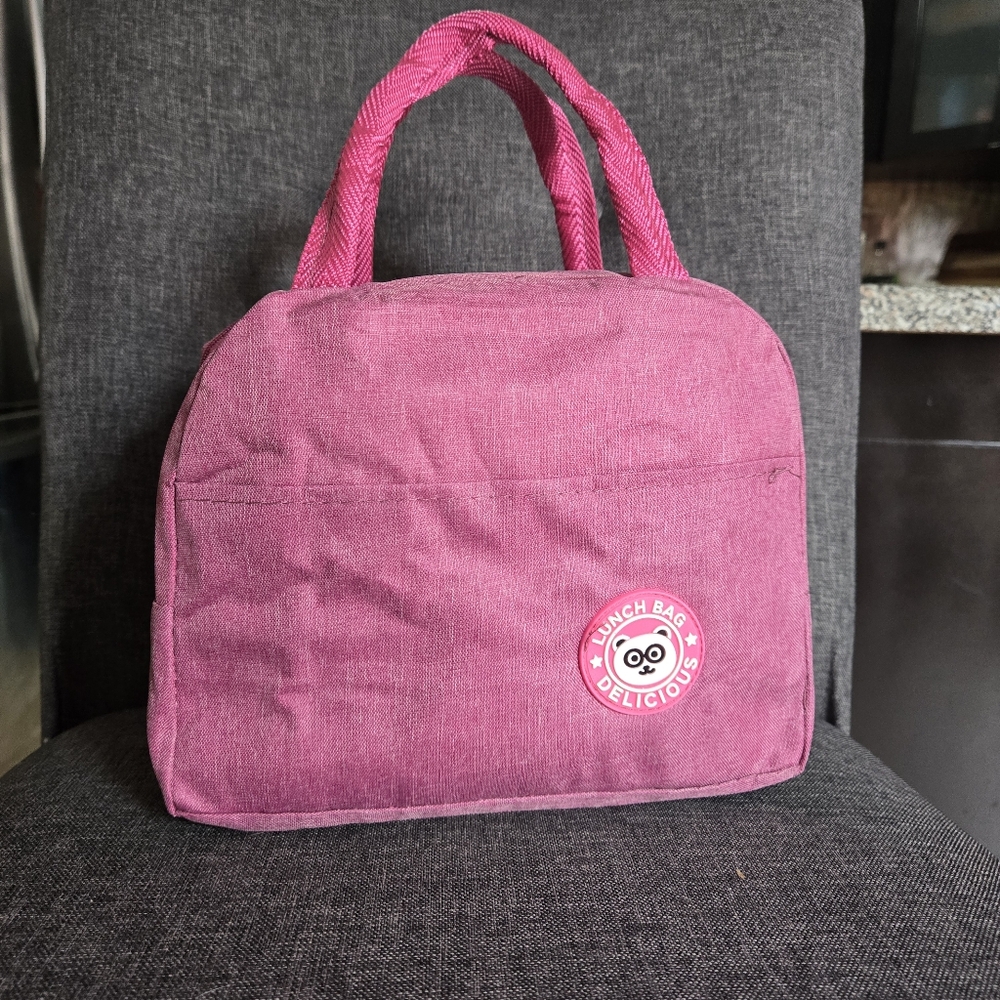 🍒🍒 Pink Insulted Lunch Bag